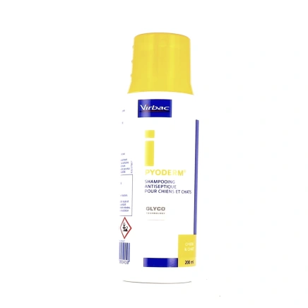 Virbac Pyoderm Shampooing Antiseptique pour Chiens et Chats