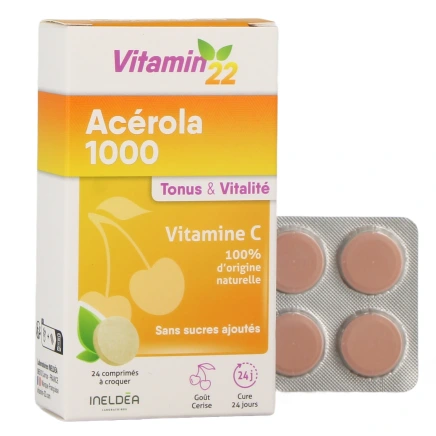 Vitamin'22 Acérola 1000 Vitamine C