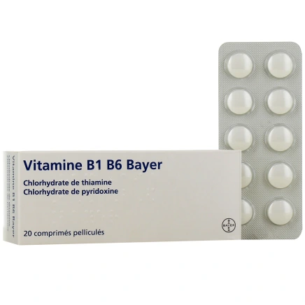 Vitamines B1 B6 Comprimés Bayer