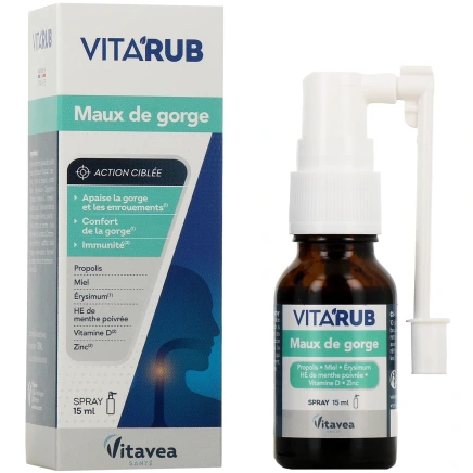 Vitavea Vita'Rub Maux de Gorge