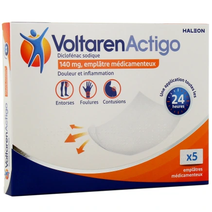 Voltaren Actigo Emplâtre Médicamenteux