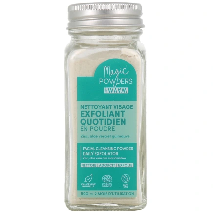 Waam Magic Powders Nettoyant Visage Exfoliant Quotidien