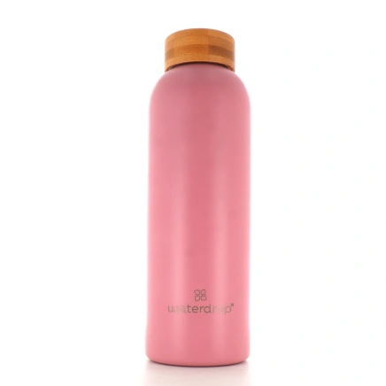 Waterdrop Bouteille en inox Rose Pastel