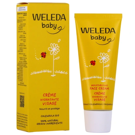 Weleda Bébé Calendula Crème Protectrice Visage Bio