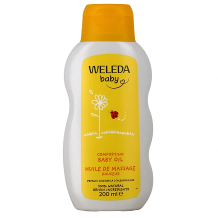 Weleda Bébé Calendula Huile de Massage Douceur Bio