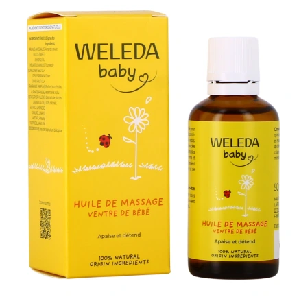 Weleda Huile de Massage Ventre de Bébé