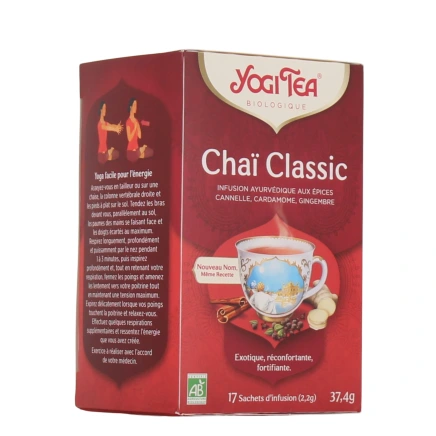 Yogi Tea Infusion Ayurvédique Chaï Classic Bio