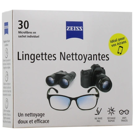 Zeiss Lingettes Nettoyantes Pour Lunettes Individuelles