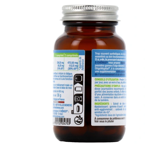 3 Chênes Oligo Végétal Magnésium Bio