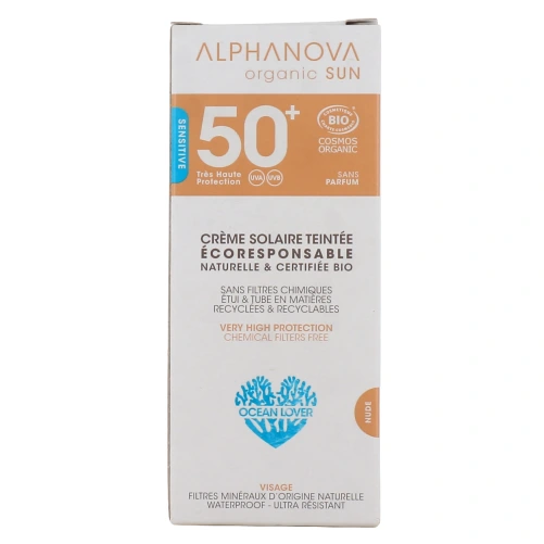 Alphanova Sun Crème Solaire Teintée SPF 50+