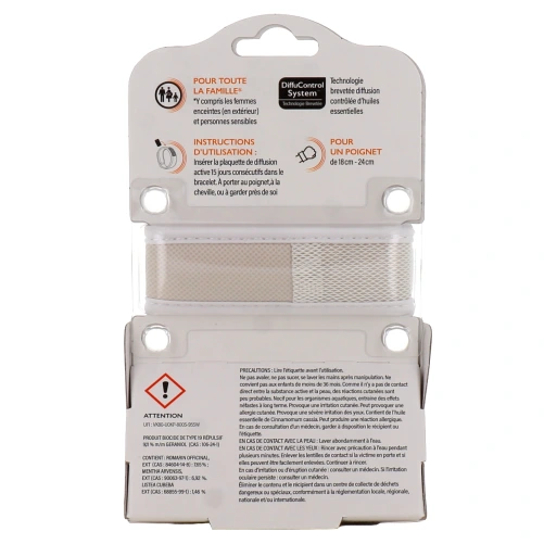 Parakito Bracelet Anti Moustique Rechargeable Adulte