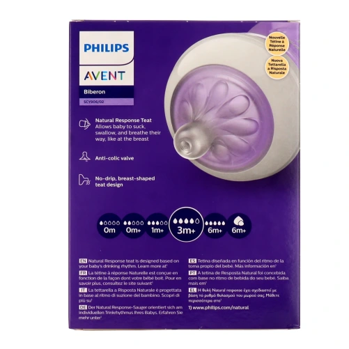 Avent Natural Response Biberon Plastique