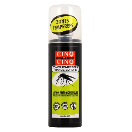 Cinq sur Cinq Lotion Anti-Moustiques Zones Tempérées