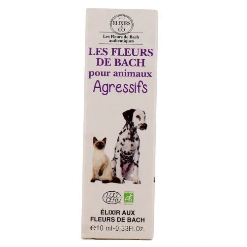 Les Fleurs de Bach pour Animaux Agressifs