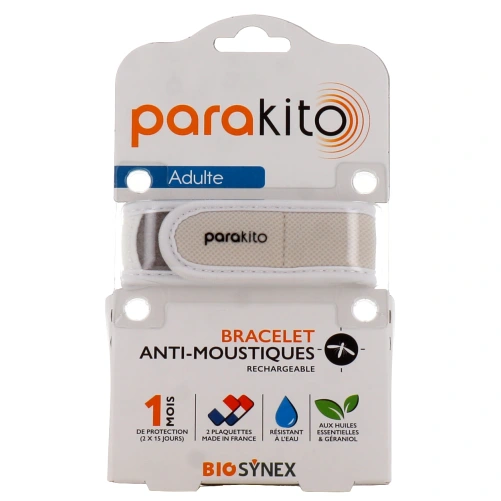Parakito Bracelet Anti Moustique Rechargeable Adulte