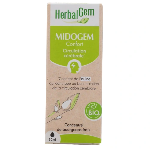 Herbalgem Midogem Confort Circulation Cérébrale Bio