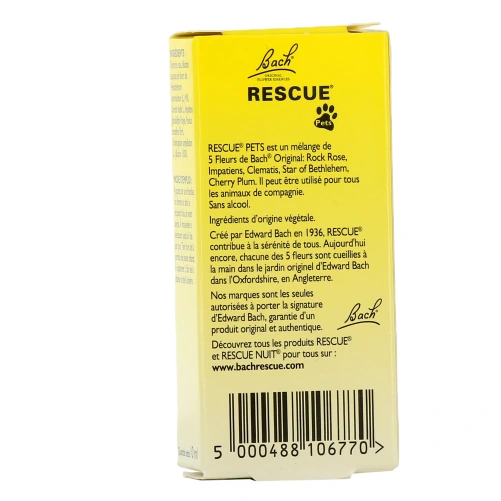RESCUE® Pets Fleurs de Bach Animaux