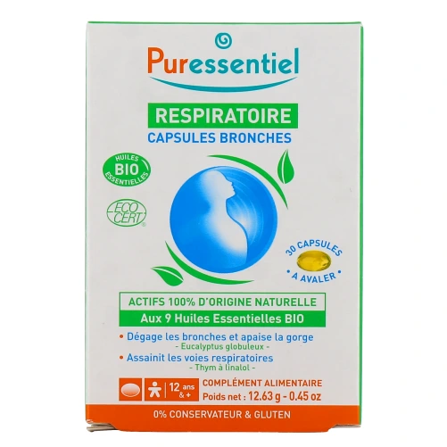 Puressentiel Respiratoire Capsules Bronches Bio
