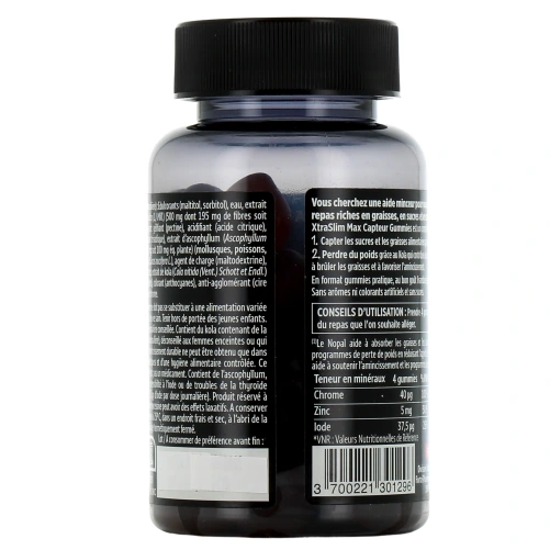 XtraSlim Max Capteur Gummies sans sucres