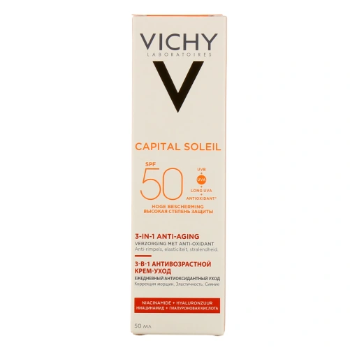 Vichy Capital Soleil Soin Antioxydant Anti-Âge SPF50