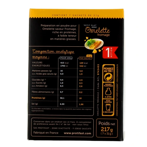 Protifast Omelette Fromage