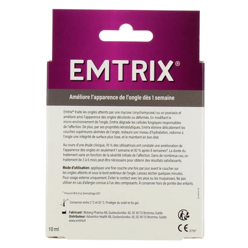 Emtrix Traitement de la Mycose de l'Ongle
