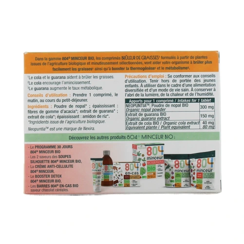 3 Chênes 804 Minceur Brûleur de Graisses Bio