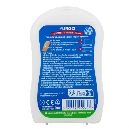 Urgo Résistant Pansement Indéchirable
