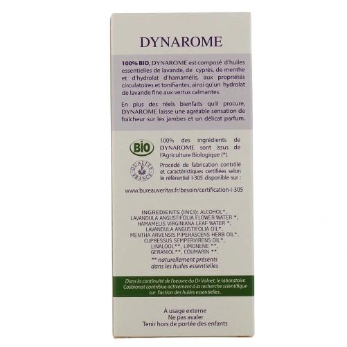 Docteur Valnet Dynarome Circulation des Jambes