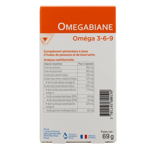 Pileje Omegabiane oméga 3-6-9