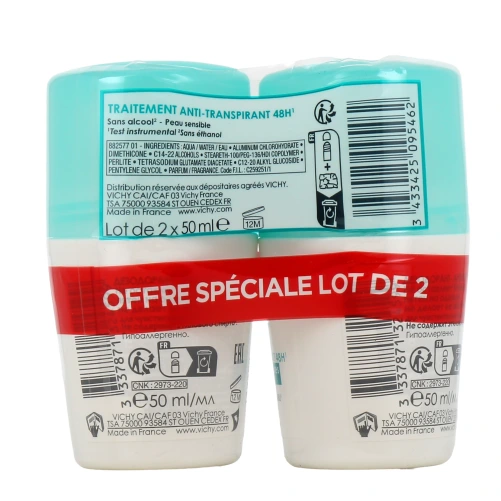 Vichy Déodorant Anti-Transpirant 48h Anti-traces