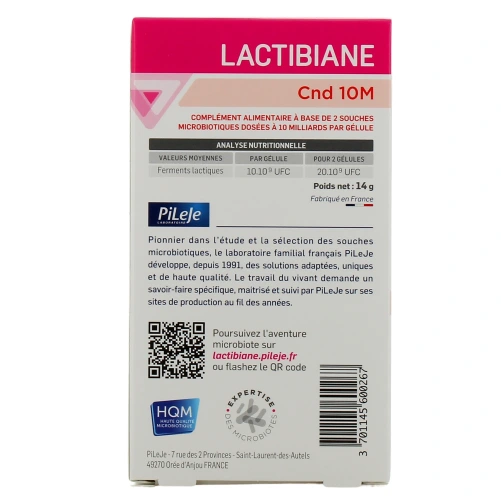 Pileje Lactibiane Cnd 10 M