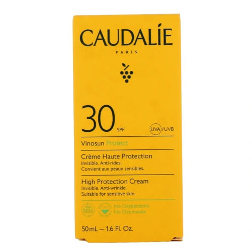 Caudalie Vinosun Protect Crème Solaire Visage Haute Protection