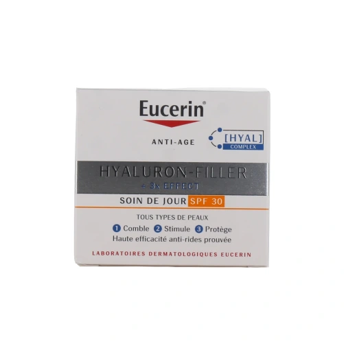 Eucerin Hyaluron-Filler 3X Effect Soin de jour SPF30