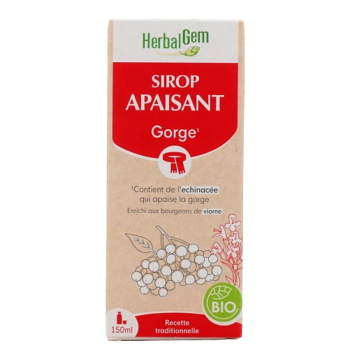 Herbalgem Sirop Refroidissements Gorge Bio