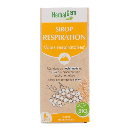 Herbalgem Sirop Respiration Bronches Bio