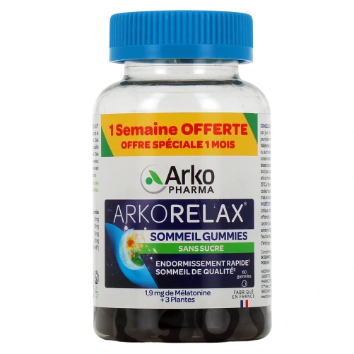 Arkorelax Sommeil Gummies sans sucre