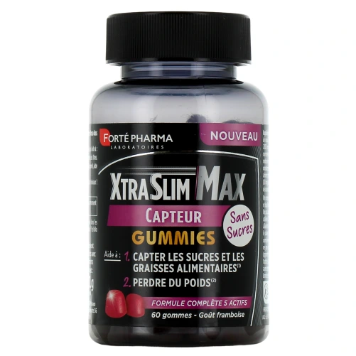 XtraSlim Max Capteur Gummies sans sucres