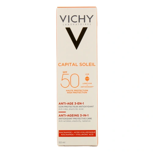 Vichy Capital Soleil Soin Antioxydant Anti-Âge SPF50