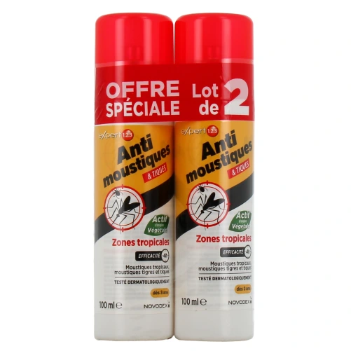Expert 123 Anti-Moustiques et Tiques Spray