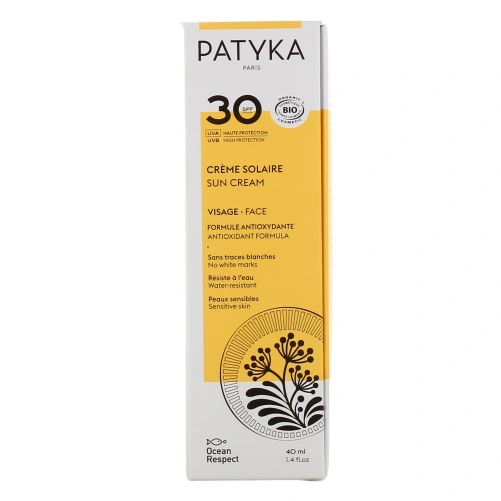 Patyka Crème Solaire Visage