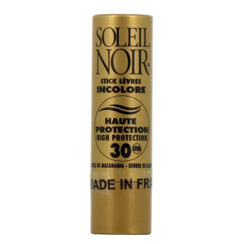 Soleil Noir Stick Lèvres Incolore SPF30