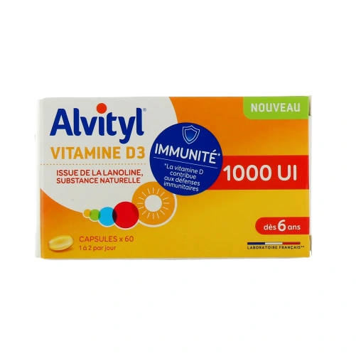Alvityl Vitamine D3 Immunité