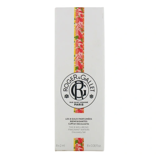 Roger et Gallet Coffret Découverte 8 Eaux Parfumées Bienfaisantes
