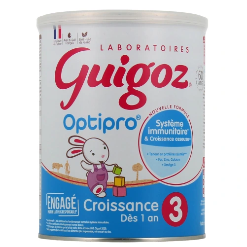 Guigoz Optipro Croissance Lait 3ème âge