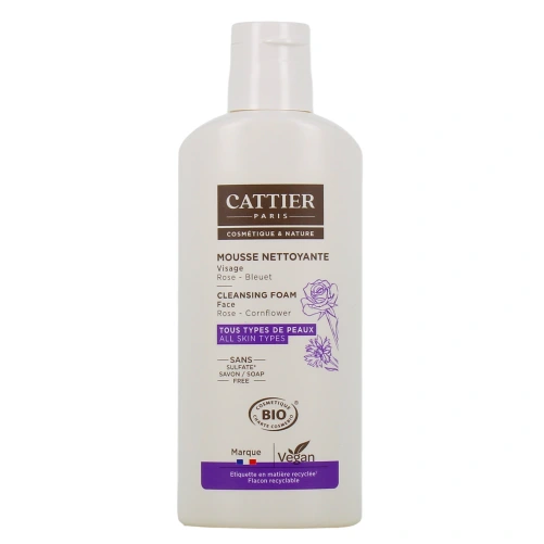Cattier Mousse Nettoyante Visage Bio