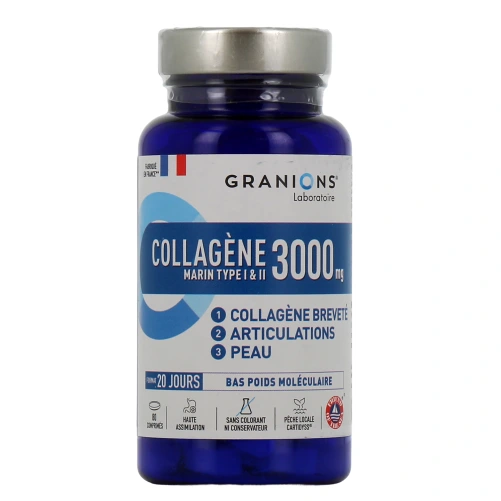 Granions Collagène Type I et II 3000 mg