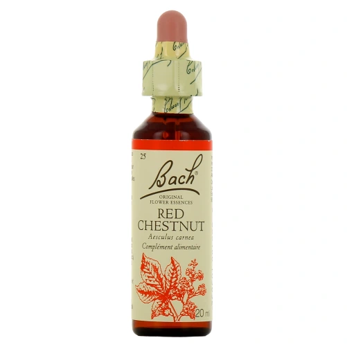 Fleurs de Bach Red Chestnut n°25