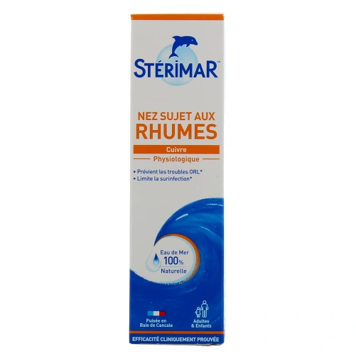 Stérimar Cuivre Nez Sujet Aux Rhumes