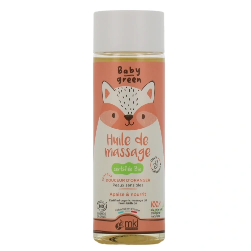 MKL Baby Green Huile de Massage Bio
